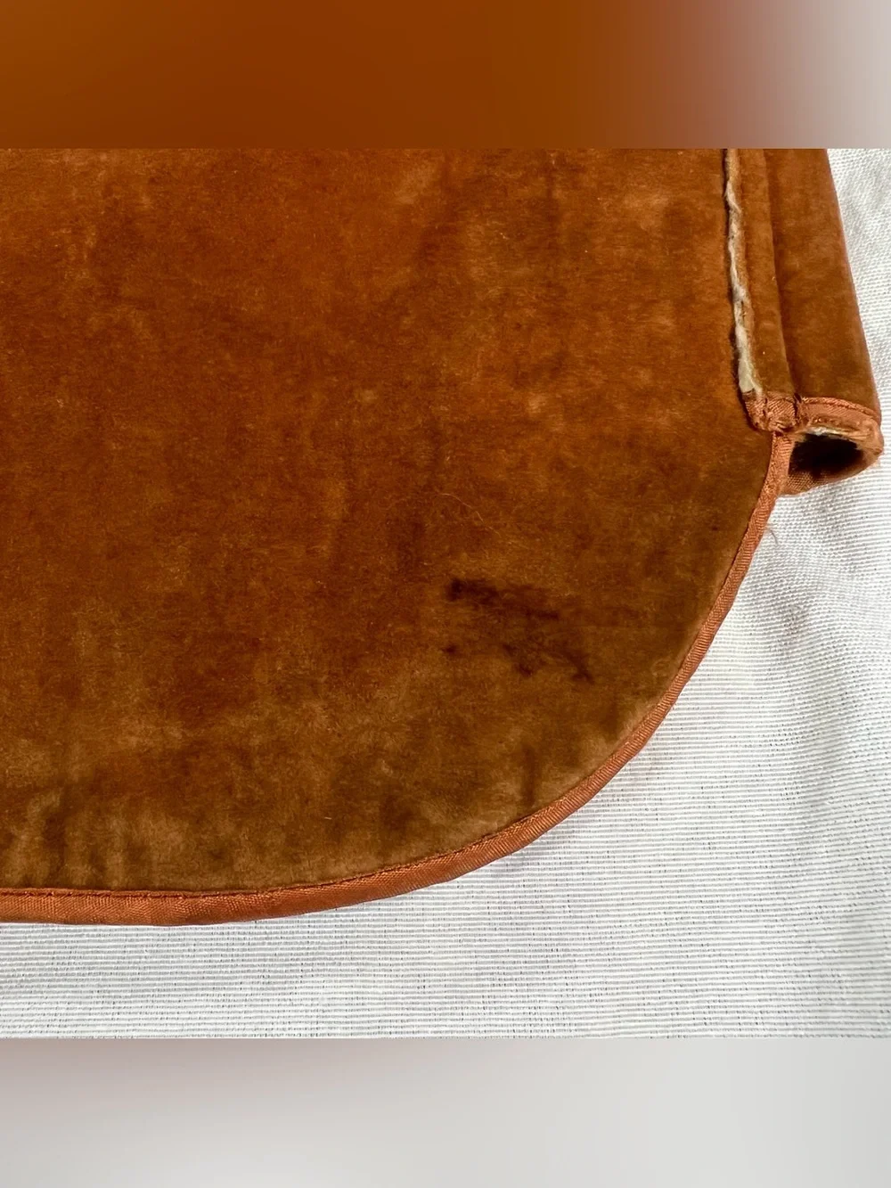 Sherpa-Lined Brown Suede Vest - Men's Zip Front